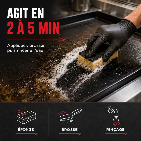 Nettoyant décapant graisse cuisine - NETTOYANT GRAISSES ET SUIES