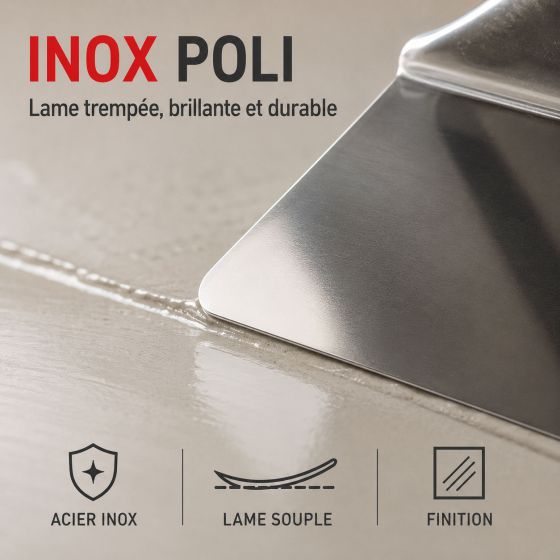 Spatule enduit et béton ciré - Couteau enduit américain Outil Parfait