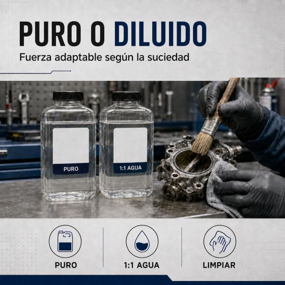 DESENGRASANTE PARA PIEZAS MECÁNICAS - Disolvente de desengrase mecánico Limpiador de inyector de carburador Fuente de grasa acei