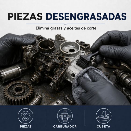 DESENGRASANTE PARA PIEZAS MECÁNICAS - Disolvente de desengrase mecánico Limpiador de inyector de carburador Fuente de grasa acei