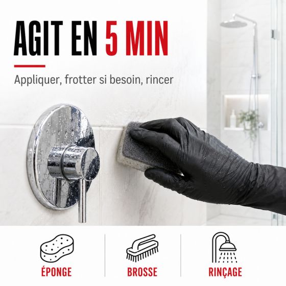 Nettoyant détartrant sanitaire salle de bain douche