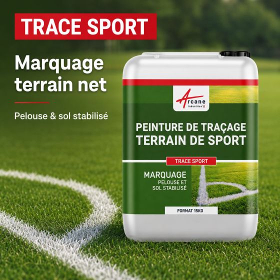 Peinture terrain de foot sport pelouse - TRACE SPORT