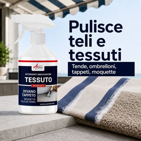 Detergente per tappeti, tende da sole, moquette, tele e tessuti