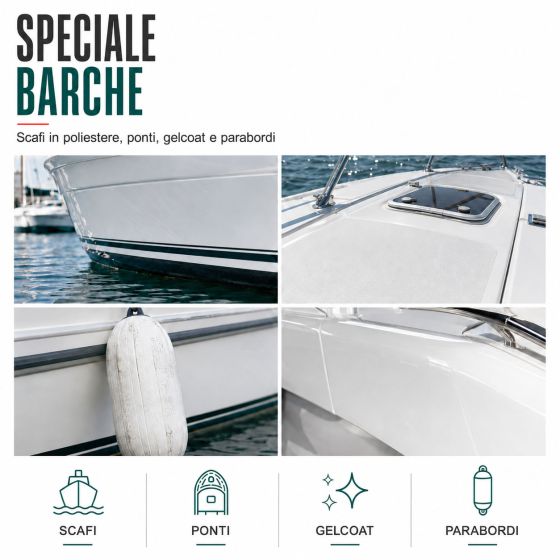 Detergente per manutenzione barche e scafi