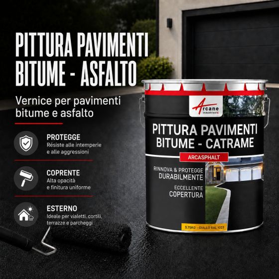 Vernice per asfalto - ARCASPHALT