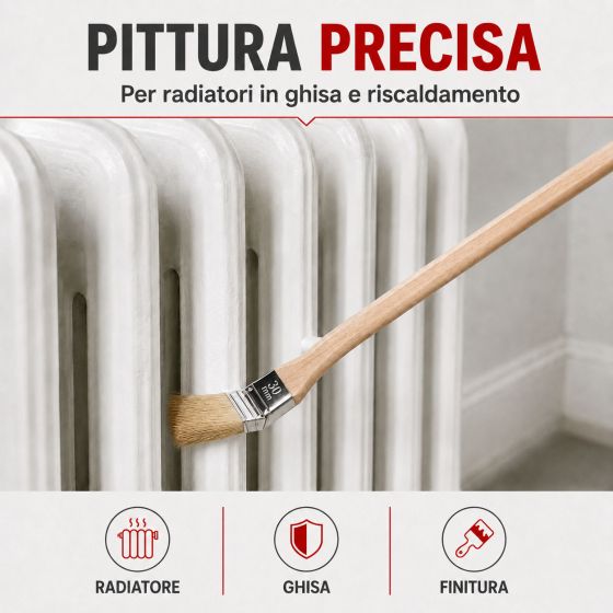 Pennello per radiatore e riscaldamento in ghisa