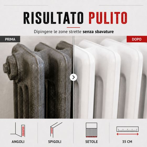 Pennello per radiatore e riscaldamento in ghisa