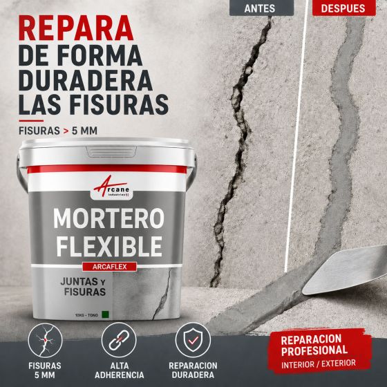 Mortero para grietas en muros - ARCAFLEX