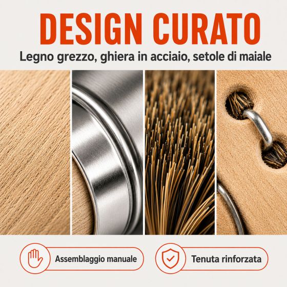 Pennello universale per applicazione resina, epossidica, vernice e vernice trasparente