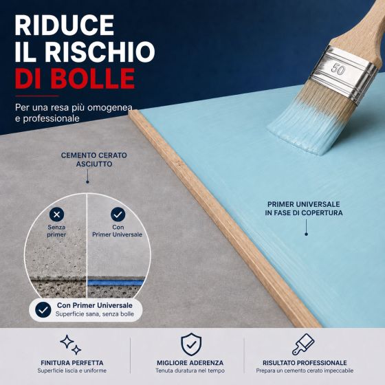 Primer universale per cemento cerato