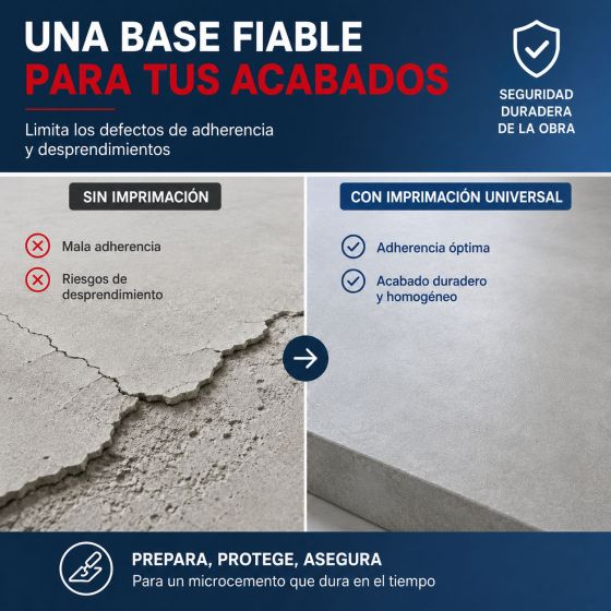 Universele primer voor gepolijst beton