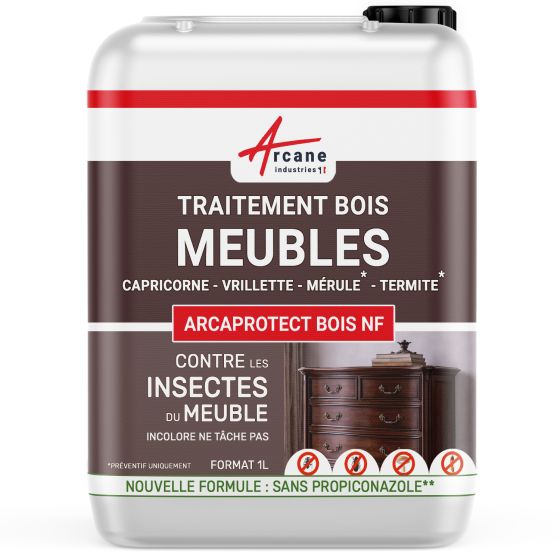 Traitement meuble en bois – Protection insecte du bois et vermoulu | ARCAPROTECT BOIS +