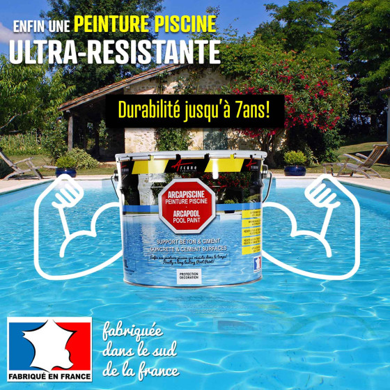 peinture piscine béton - ARCAPISCINE 