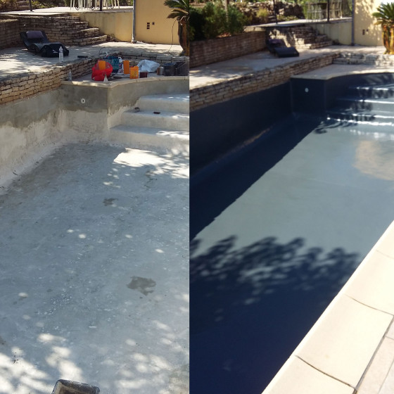 peinture piscine  - ARCAPISCINE