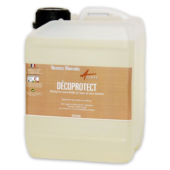 Hydrofuge protection eau gras pour peinture minerale argile chaux - DECOPROTECT