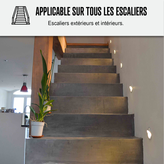 escalier beton cire et bois