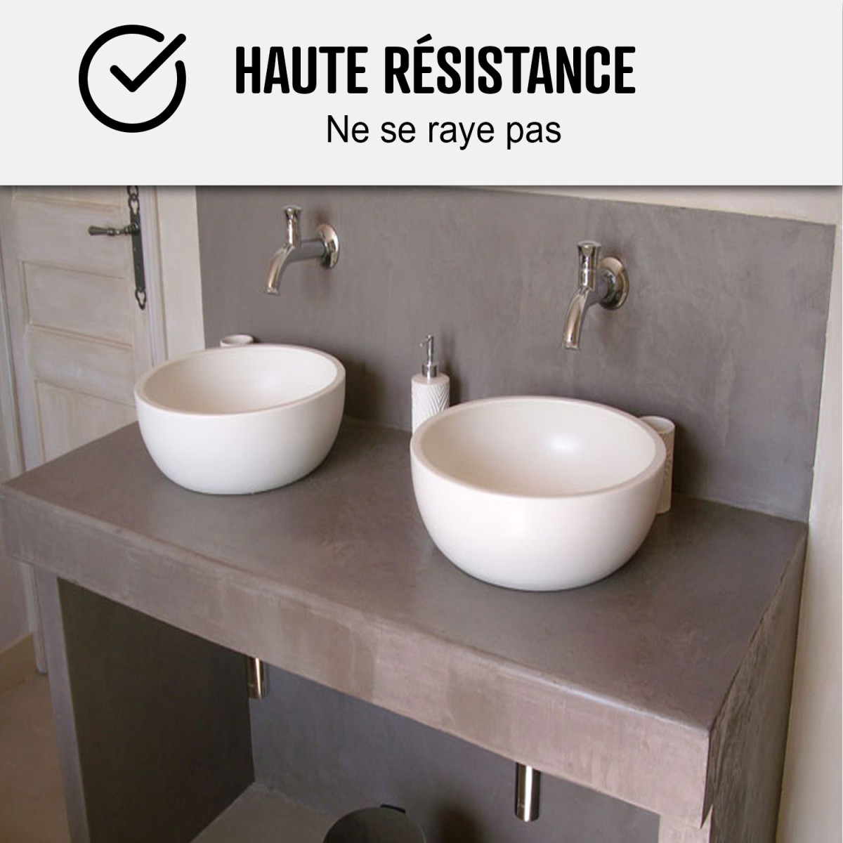Colle transparente imperméable pour carreaux de sol de salle de bain et de  toil