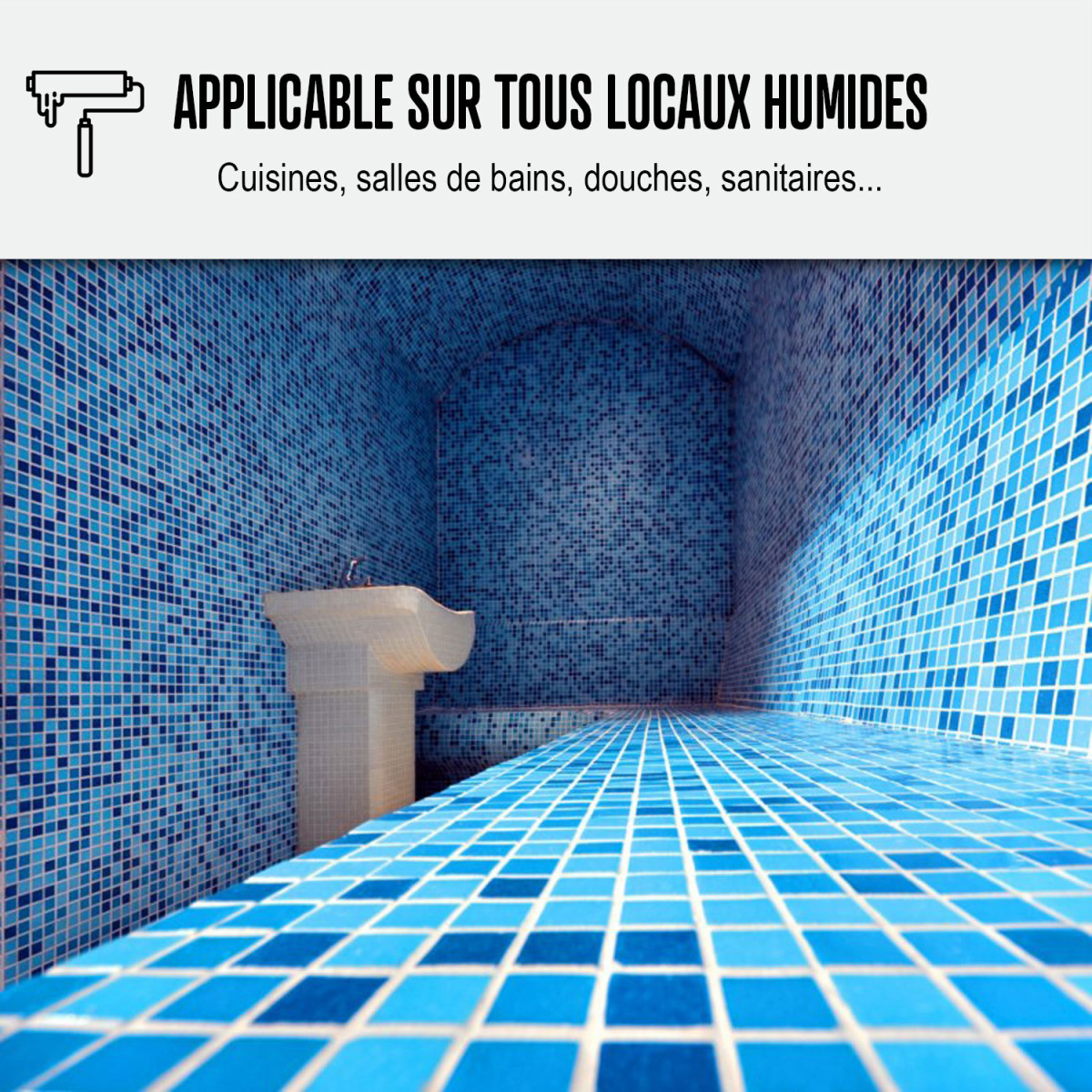 étanchéité douche salle de bain sous carrelage et béton ciré kit - - 5 m² -  ARCANE INDUSTRIES