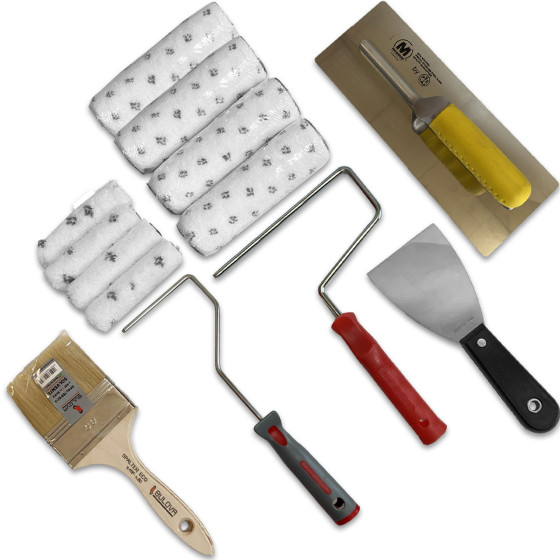 outils d’application pour béton ciré grande surface