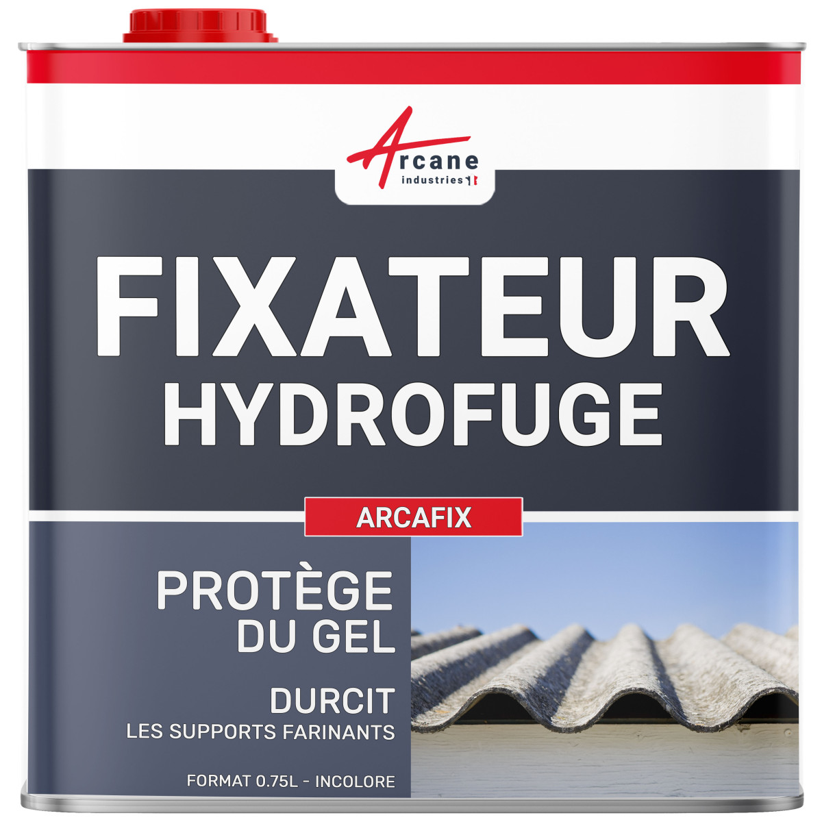 Fixateur hydrofuge support friable anti poussière: ARCAFIX