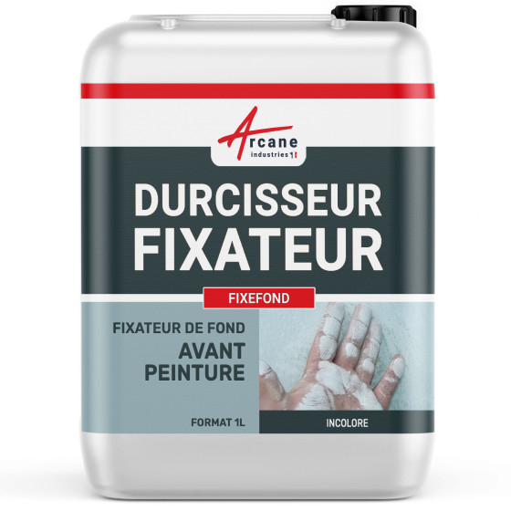 Fixateur de fond avant peinture pour supports fiables et poreux : FIXEFOND-1L-Transparent-Couleur / Aspect