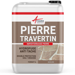 hydrofuge pour pierres naturelles anti-tâche: IMPERTERRASSE PIERRE-1L-jusqua-5m2-Incolore-Couleur / Aspect