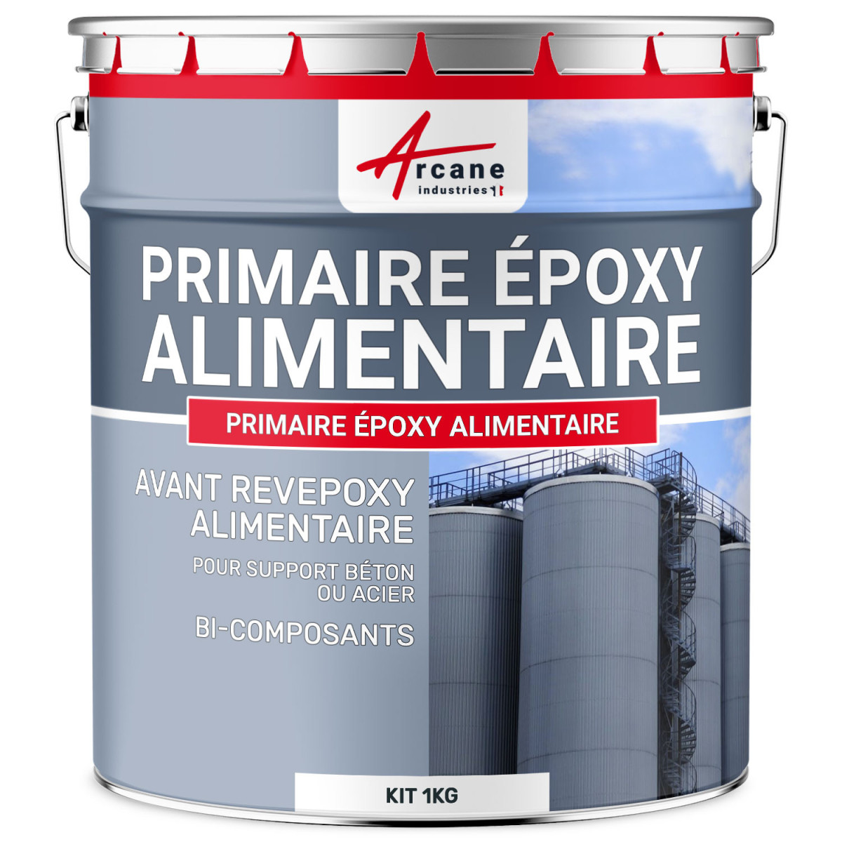 primaire pour peinture alimentaire cuve béton ou acier contenant des aliments - PRIMAIRE EPOXY ALIMENTAIRE