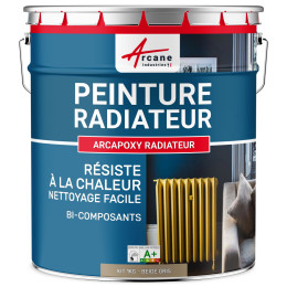 Peinture radiateur / chauffage-Kit1Kg-Ral-1019-Beige-gris-Aspect / Couleur