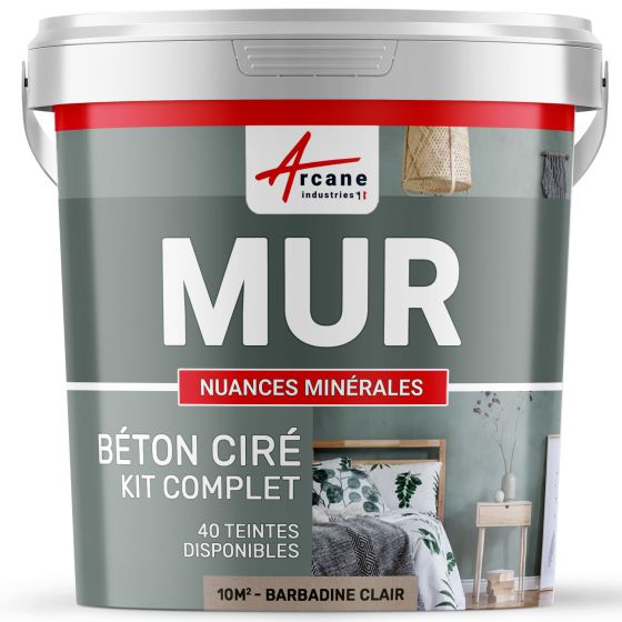 KIT BTON CIR MURS-kit10m2-Satinee-Barbadine-Clair-Aspect / Couleur