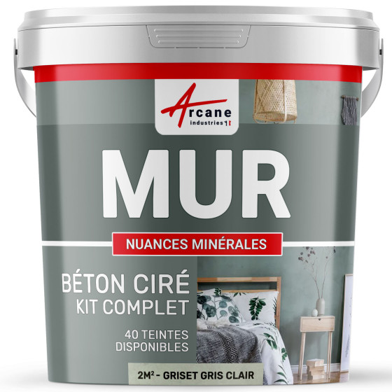 KIT BTON CIR MURS-kit2m2-Mate-Griset-Gris-clair-Aspect / Couleur