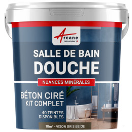 Kit Béton Ciré Salle de Bain :  Enduit imperméable