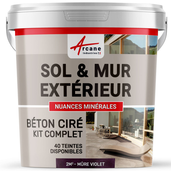 1-Main-KIT BETON CIRE EXTERIEUR - B‚ton cir‚ ext‚rieur pour sol