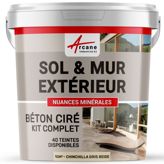 1-Main-KIT BETON CIRE EXTERIEUR - kit10m2-Chinchilla-Gris-Beige-Aspect / Couleur