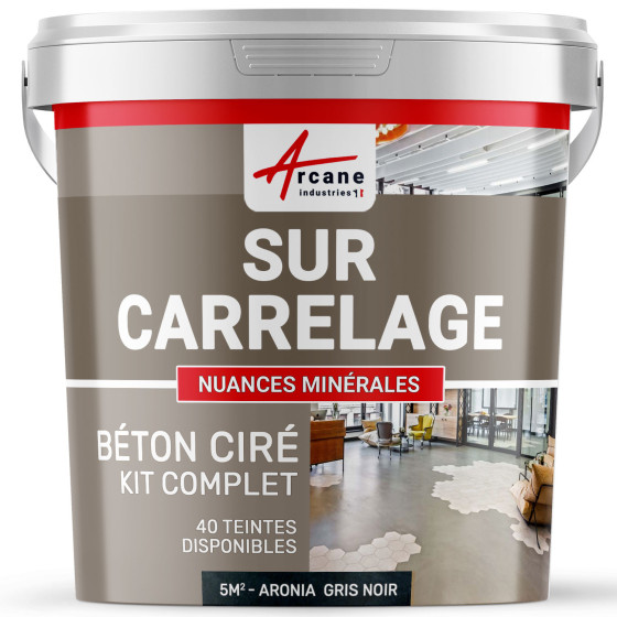 1-Main-KIT BETON CIRE SUR CARRELAGE-kit5m2-Aronia-Gris-Noir-Aspect / Couleur