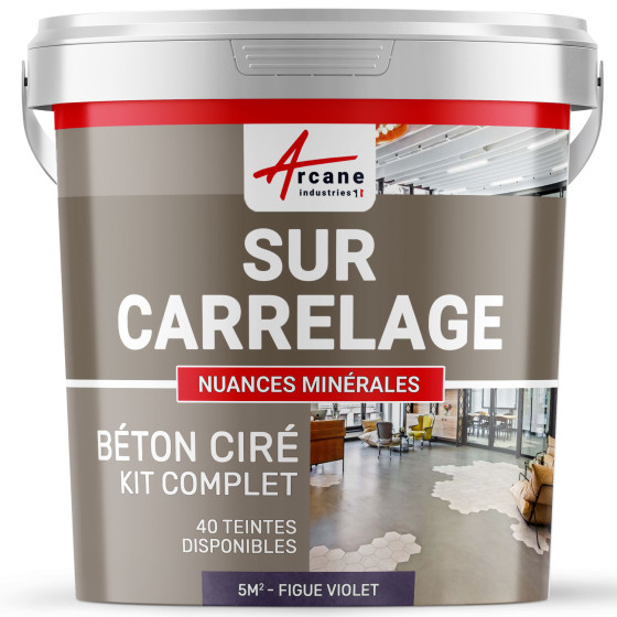 1-Main-KIT BETON CIRE SUR CARRELAGE-kit5m2-Figue-Aspect / Couleur