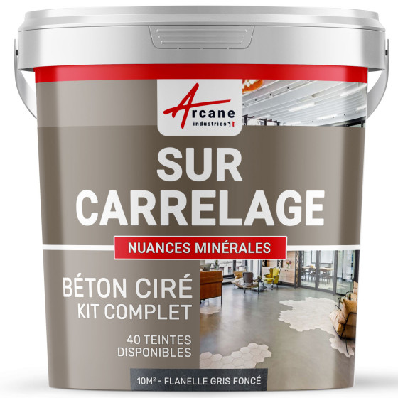 1-Main-KIT BETON CIRE SUR CARRELAGE-kit10m2-Flanelle-Gris-fonce-Aspect / Couleur
