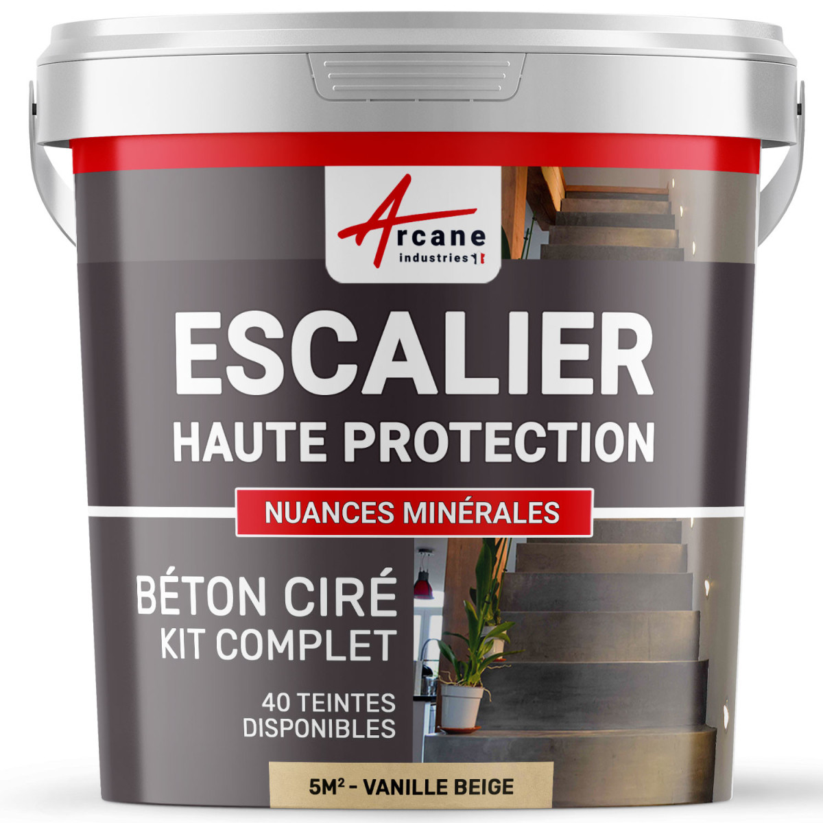 Béton Ciré Escalier - Kit Complet