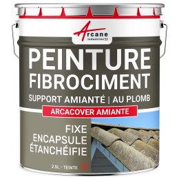 Peinture fribro ciment et encapsulage support amianté et plomb : ARCACOVER AMIANTE