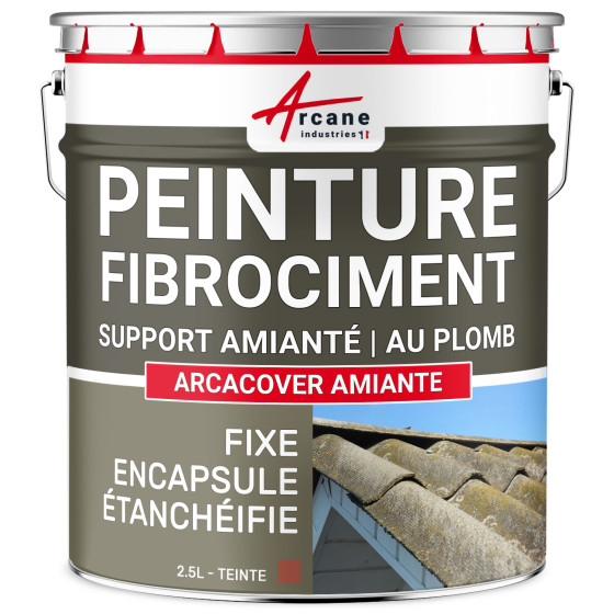 Résine d'Etanchéité pour support amiante : ARCACOVER AMIANTE - Tuile - Couleur/Aspect
