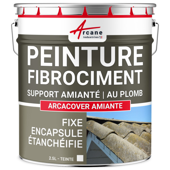 Résine d'Etanchéité pour support amiante : ARCACOVER AMIANTE - Blanc - Couleur/Aspect Résine d'Etanchéité pour support amiante : ARCACOVER AMIANTE - Blanc - Couleur/Aspect