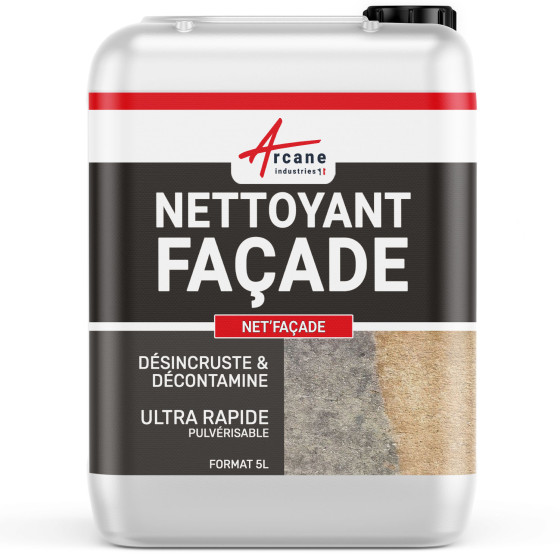 Produit nettoyant facade rapide et puissant : NET'FACADE Produit nettoyant facade rapide et puissant : NET'FACADE