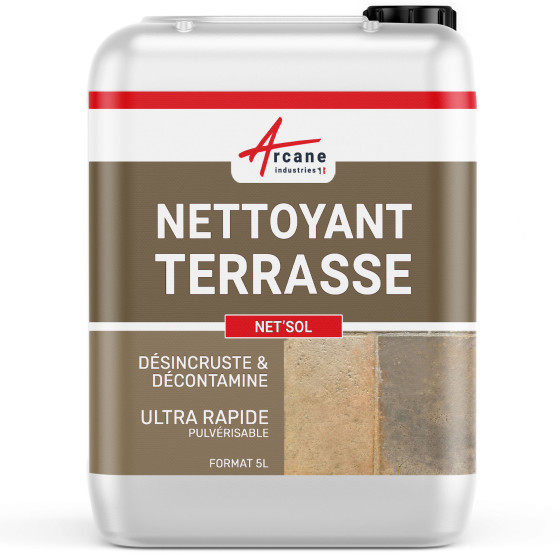 Produit nettoyant terrasse : NET'SOL