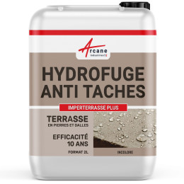 Hydrofuge oléofuge terrasse : IMPERTERRASSE PLUS-2L-env-12m2-Incolore-Couleur / Aspect
