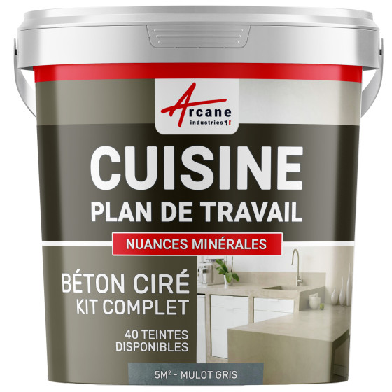 1-Main-BETON CIRE CUISINE - Kit Complet- kit 5m2 - mulot gris