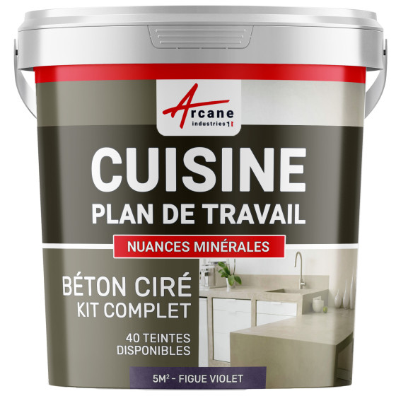 1-Main-BETON CIRE CUISINE - Kit Complet - kit 5m2 - figue