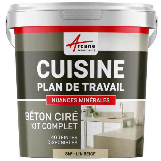 1-Main-BETON CIRE CUISINE - Kit Complet- kit 5m2 - lin beige