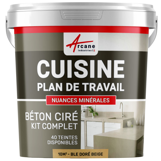 1-Main-BETON CIRE CUISINE - Kit Complet - Kit 10m2 - Ble dore