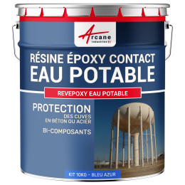 REVEPOXY EAU POTABLE-Kit10kg-Bleu-azur-Aspect / Couleur