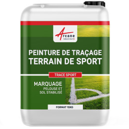 Peinture terrain de foot sport pelouse - TRACE SPORT-15KG-Blanc-Aspect / Couleur