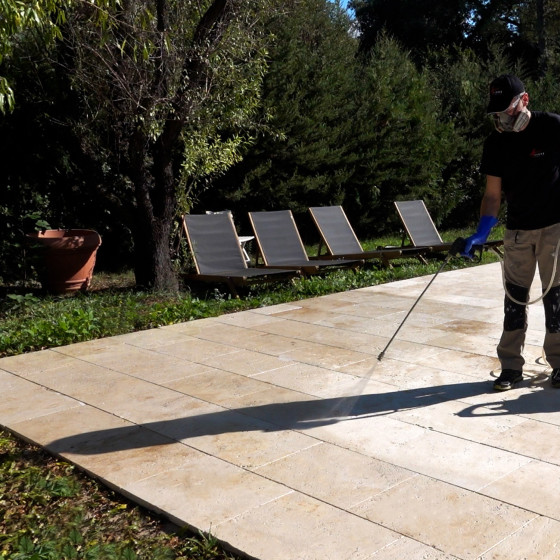 Hidrófugo oleófugo para terraza - Impermeabilizante con solvente de efecto larga duración